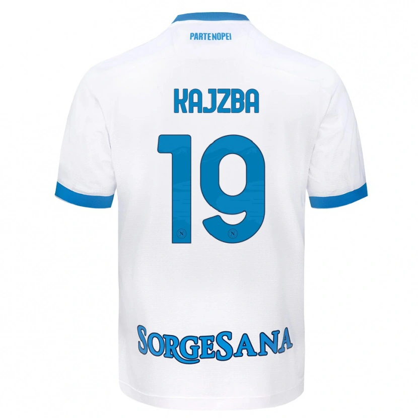 Danxen Criança Camisola Nina Kajzba #19 Azul Celeste Branco Alternativa 2026/27 Camisa Brasil