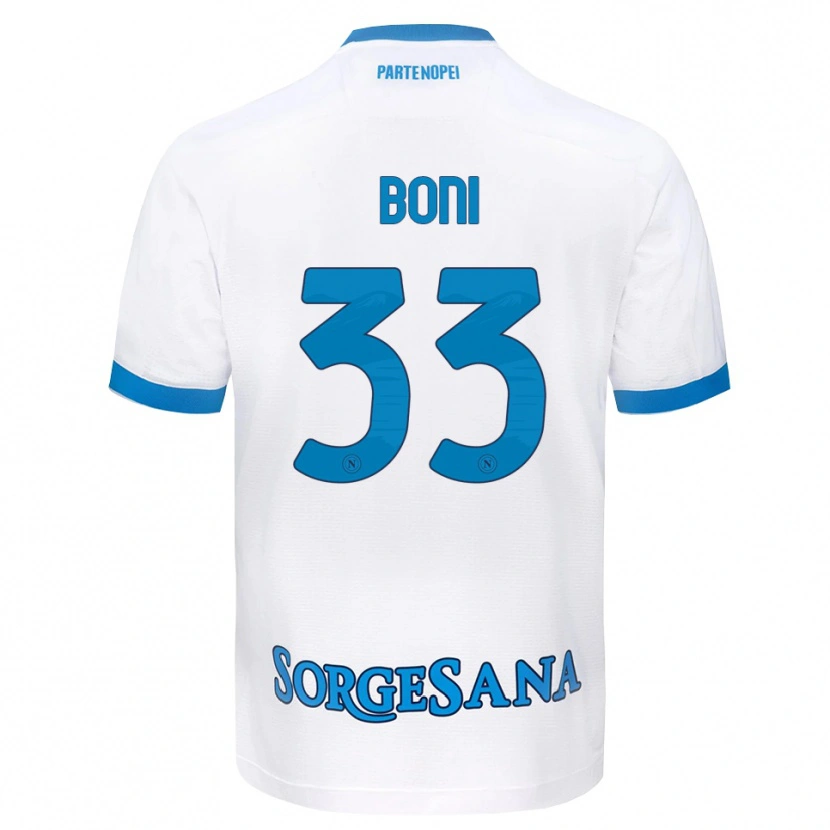 Danxen Criança Camisola Landry Boni #33 Azul Celeste Branco Alternativa 2026/27 Camisa Brasil