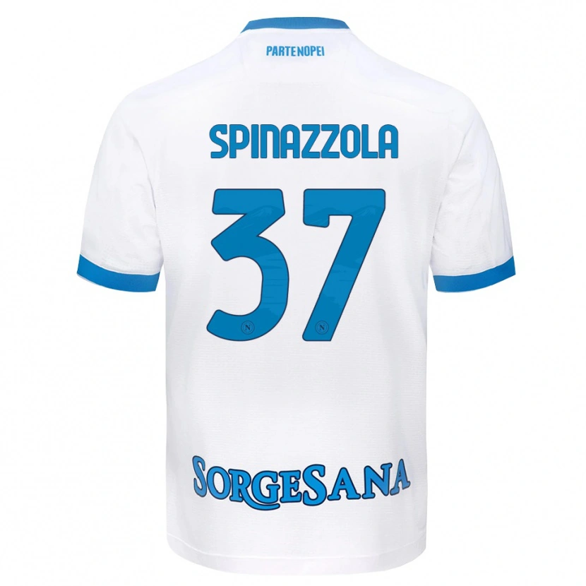 Danxen Criança Camisola Leonardo Spinazzola #37 Azul Celeste Branco Alternativa 2026/27 Camisa Brasil