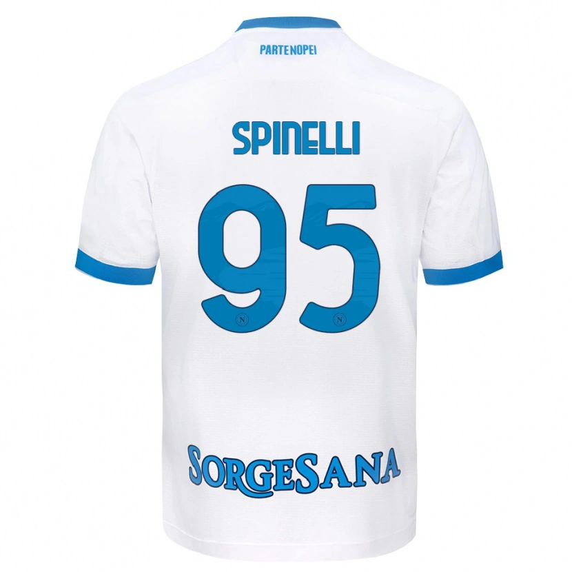 Danxen Criança Camisola David Spinelli #95 Azul Celeste Branco Alternativa 2026/27 Camisa Brasil