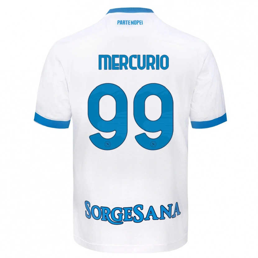 Danxen Criança Camisola Giovanni Mercurio #99 Azul Celeste Branco Alternativa 2026/27 Camisa Brasil
