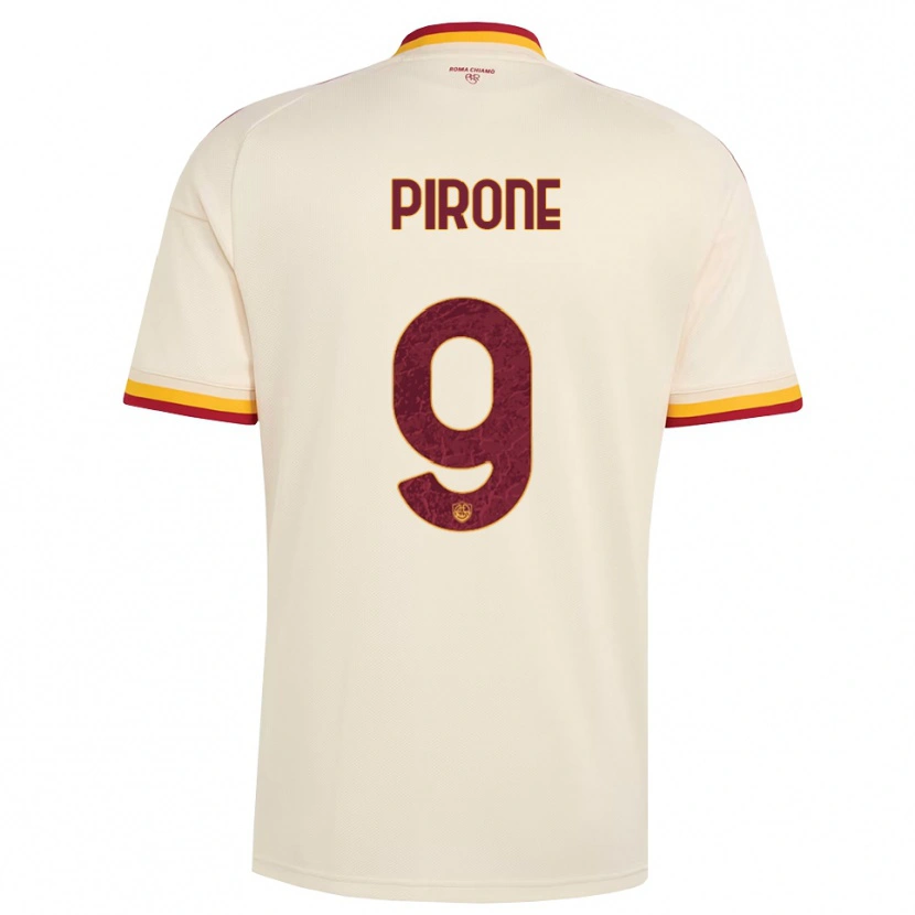 Danxen Criança Camisola Valeria Pirone #9 Champagne Vermelho Amarelo Alternativa 2026/27 Camisa Brasil