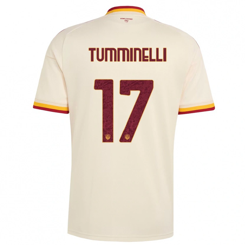 Danxen Criança Camisola Gianmarco Tumminelli #17 Champagne Vermelho Amarelo Alternativa 2026/27 Camisa Brasil