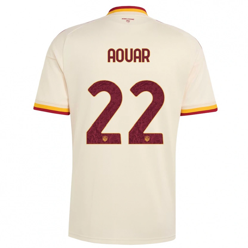 Danxen Criança Camisola Houssem Aouar #22 Champagne Vermelho Amarelo Alternativa 2026/27 Camisa Brasil