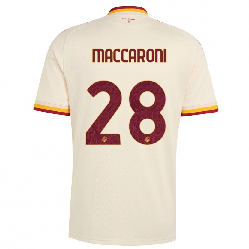 Danxen Criança Camisola Valerio Maccaroni #28 Champagne Vermelho Amarelo Alternativa 2026/27 Camisa Brasil