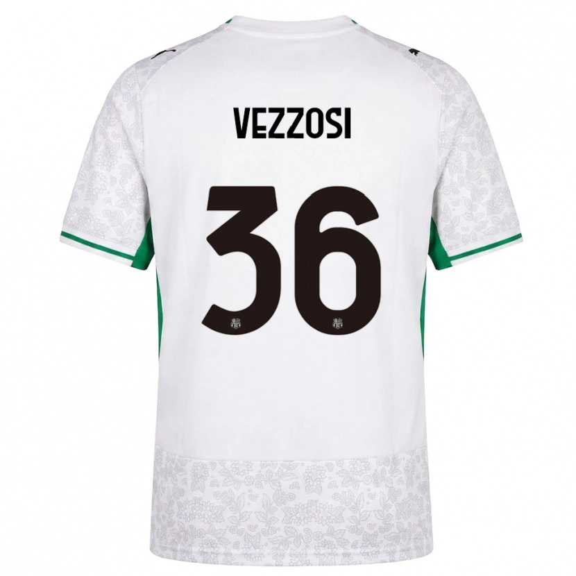 Danxen Criança Camisola Giorgio Vezzosi #36 Verde Preto Branco Alternativa 2026/27 Camisa Brasil