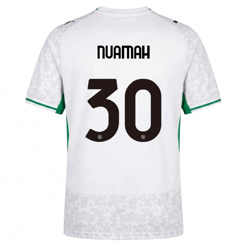 Danxen Criança Camisola Patrick Nuamah #30 Verde Preto Branco Alternativa 2026/27 Camisa Brasil
