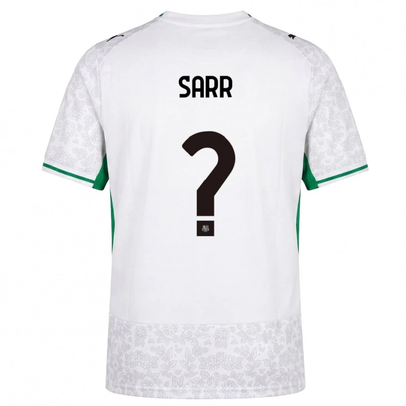Danxen Criança Camisola Demba Sarr #0 Verde Preto Branco Alternativa 2026/27 Camisa Brasil