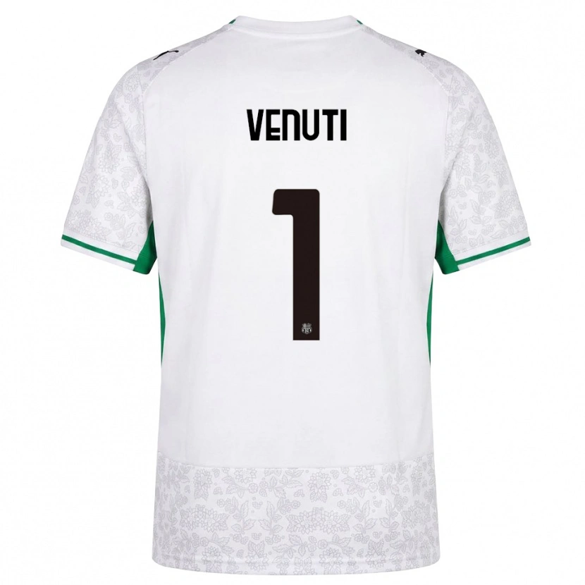 Danxen Criança Camisola Gioele Venuti #1 Verde Preto Branco Alternativa 2026/27 Camisa Brasil