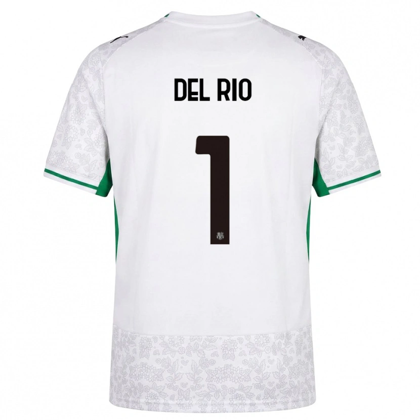 Danxen Criança Camisola Davide Del Rio #1 Verde Preto Branco Alternativa 2026/27 Camisa Brasil
