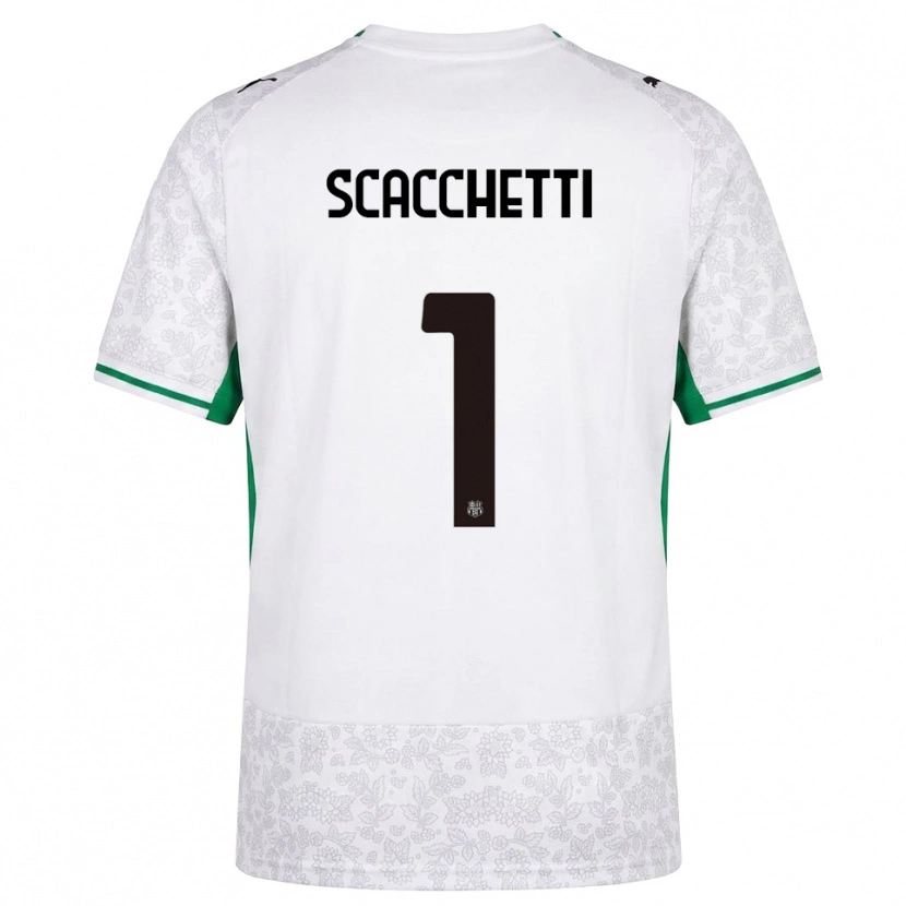 Danxen Criança Camisola Alessandro Scacchetti #1 Verde Preto Branco Alternativa 2026/27 Camisa Brasil