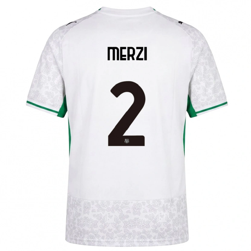 Danxen Criança Camisola Matteo Merzi #2 Verde Preto Branco Alternativa 2026/27 Camisa Brasil