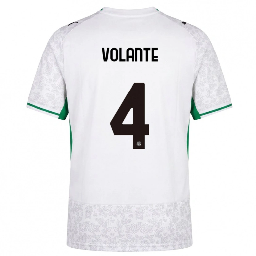 Danxen Criança Camisola Giulio Volante #4 Verde Preto Branco Alternativa 2026/27 Camisa Brasil