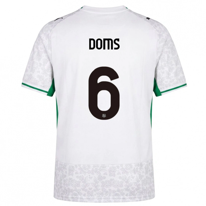 Danxen Criança Camisola Maya Doms #6 Verde Preto Branco Alternativa 2026/27 Camisa Brasil