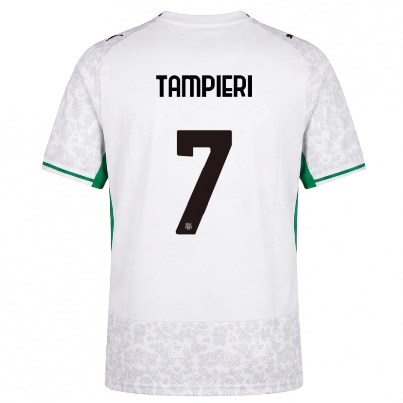 Danxen Criança Camisola Diego Tampieri #7 Verde Preto Branco Alternativa 2026/27 Camisa Brasil