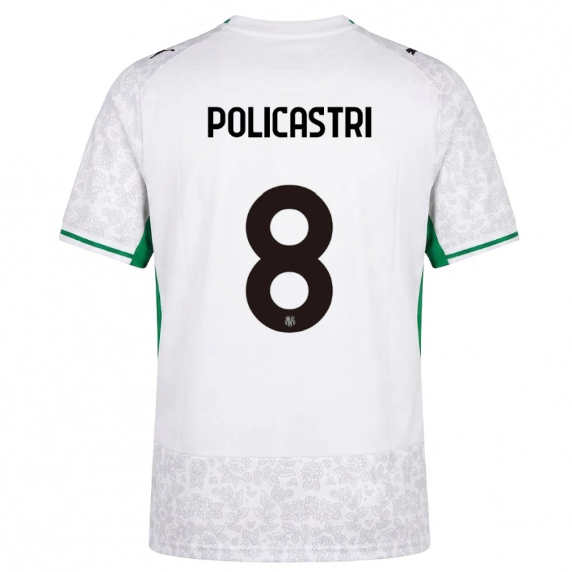 Danxen Criança Camisola Giuseppe Policastri #8 Verde Preto Branco Alternativa 2026/27 Camisa Brasil