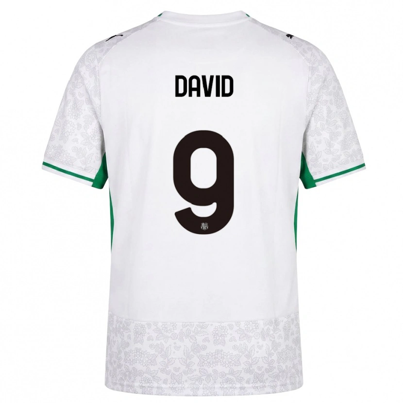 Danxen Criança Camisola Mario David #9 Verde Preto Branco Alternativa 2026/27 Camisa Brasil