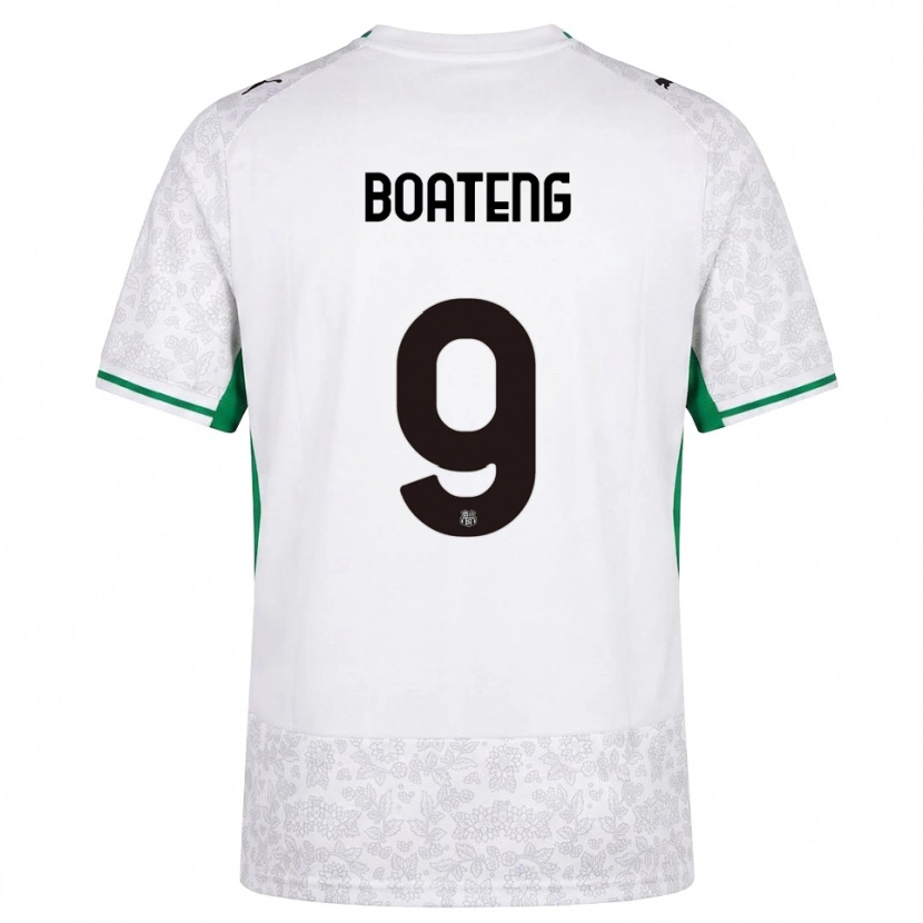 Danxen Criança Camisola Owen Boateng #9 Verde Preto Branco Alternativa 2026/27 Camisa Brasil
