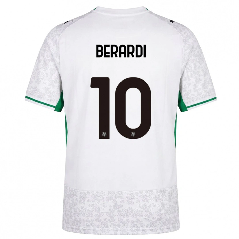 Danxen Criança Camisola Domenico Berardi #10 Verde Preto Branco Alternativa 2026/27 Camisa Brasil