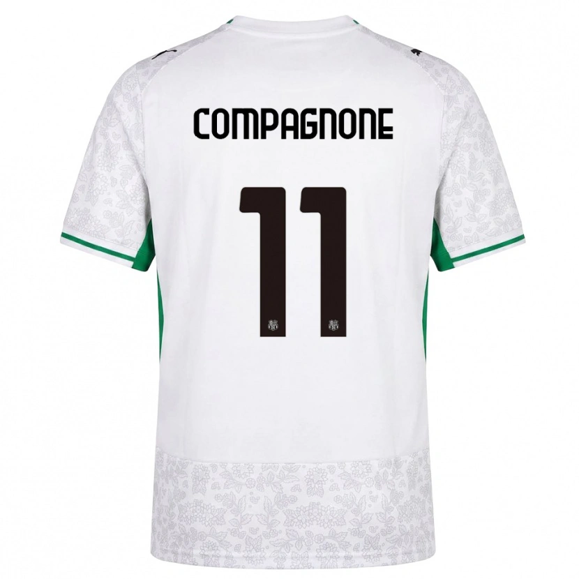 Danxen Criança Camisola Pasquale Compagnone #11 Verde Preto Branco Alternativa 2026/27 Camisa Brasil