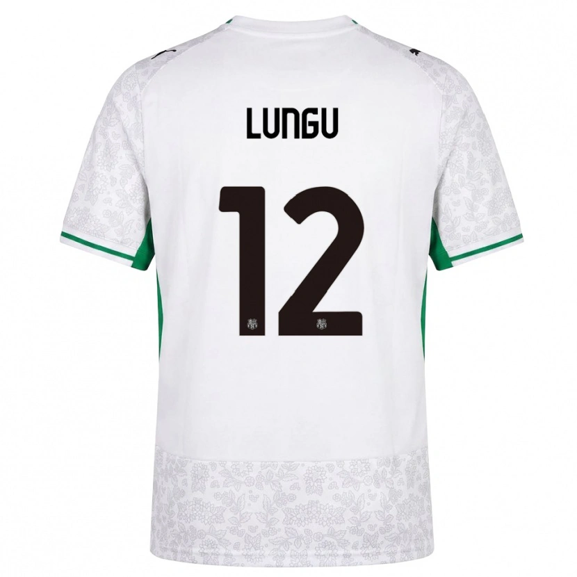 Danxen Criança Camisola Luca Lungu #12 Verde Preto Branco Alternativa 2026/27 Camisa Brasil