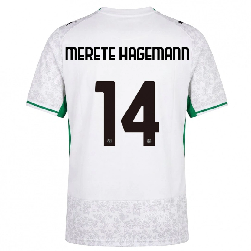 Danxen Criança Camisola Maja Merete Hagemann #14 Verde Preto Branco Alternativa 2026/27 Camisa Brasil