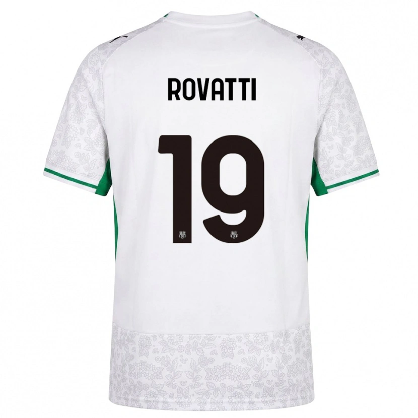 Danxen Criança Camisola Matteo Rovatti #19 Verde Preto Branco Alternativa 2026/27 Camisa Brasil