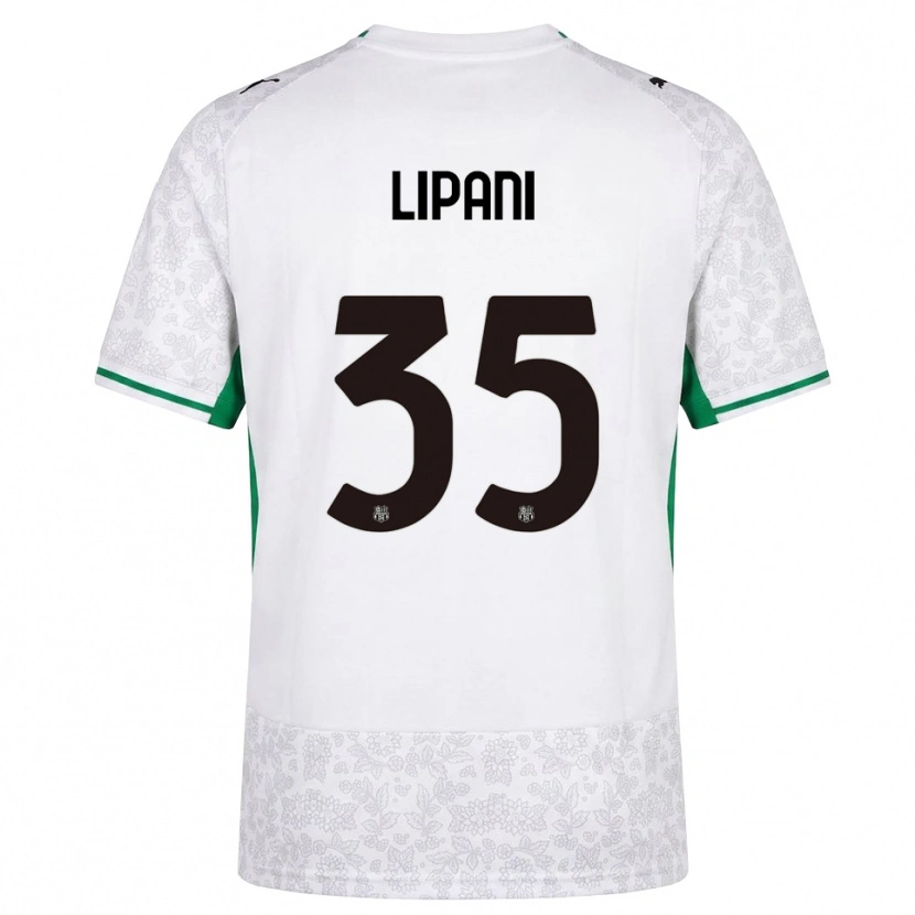 Danxen Criança Camisola Luca Lipani #35 Verde Preto Branco Alternativa 2026/27 Camisa Brasil
