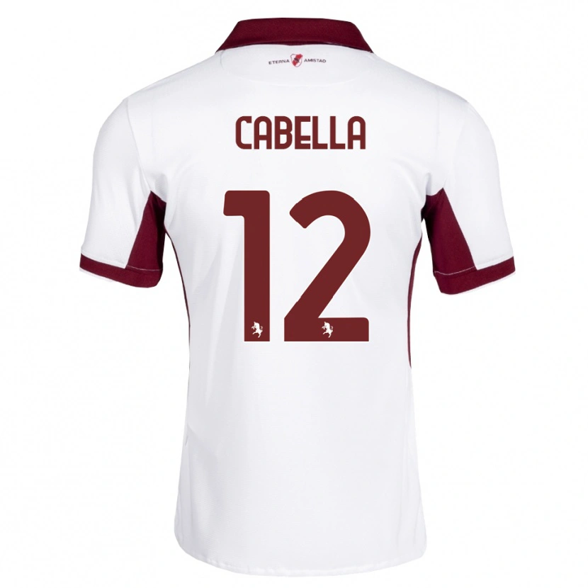Danxen Criança Camisola Matteo Cabella #12 Bordô Branco Vermelho Alternativa 2026/27 Camisa Brasil