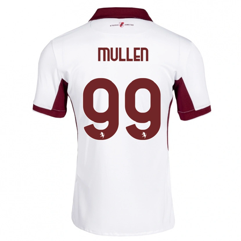 Danxen Criança Camisola Senan Mullen #99 Bordô Branco Vermelho Alternativa 2026/27 Camisa Brasil