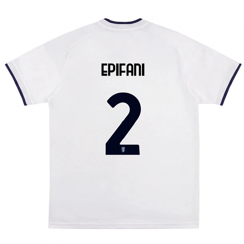 Danxen Criança Camisola Lorenzo Epifani #2 Branco Vermelho Azul Real Alternativa 2026/27 Camisa Brasil