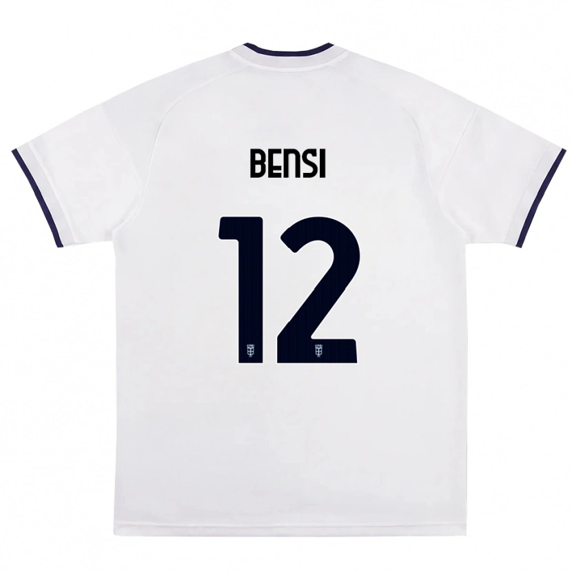 Danxen Criança Camisola Nicolò Bensi #12 Branco Vermelho Azul Real Alternativa 2026/27 Camisa Brasil
