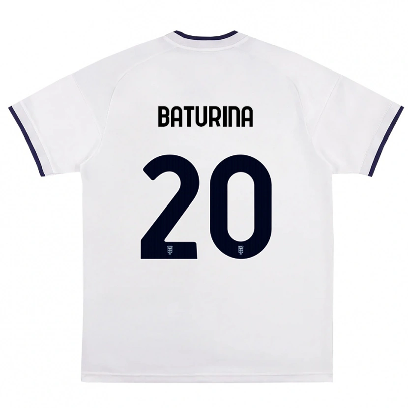 Danxen Criança Camisola Martin Baturina #20 Branco Vermelho Azul Real Alternativa 2026/27 Camisa Brasil