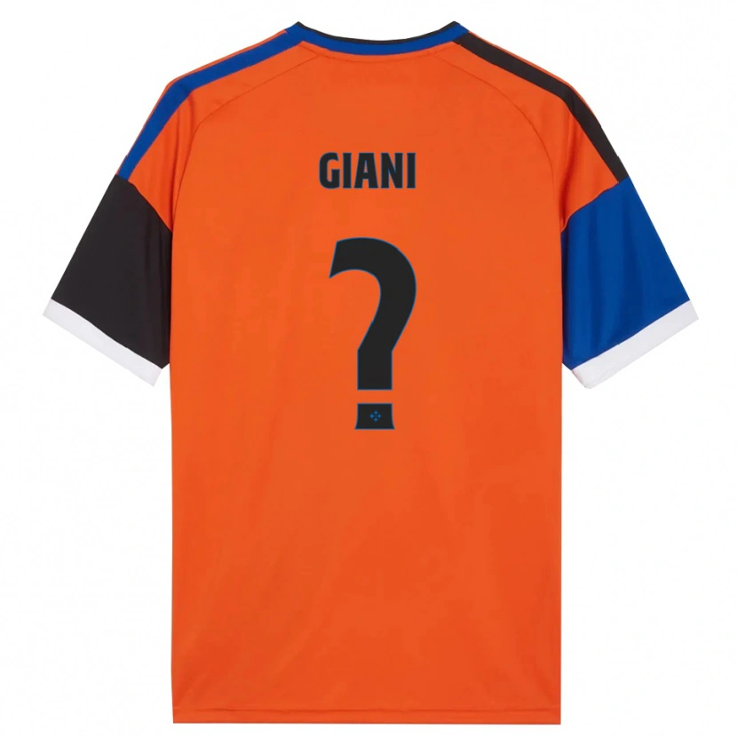 Danxen Criança Camisola Elia Giani #0 Laranja Azul Preto Branco Alternativa 2026/27 Camisa Brasil