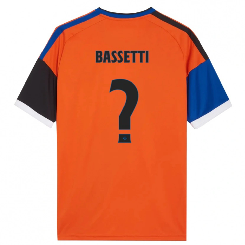 Danxen Criança Camisola Giovanni Bassetti #0 Laranja Azul Preto Branco Alternativa 2026/27 Camisa Brasil