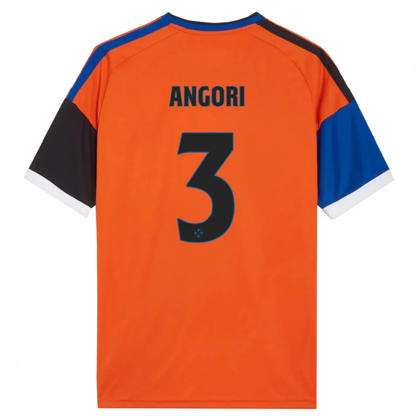 Danxen Criança Camisola Samuele Angori #3 Laranja Azul Preto Branco Alternativa 2026/27 Camisa Brasil