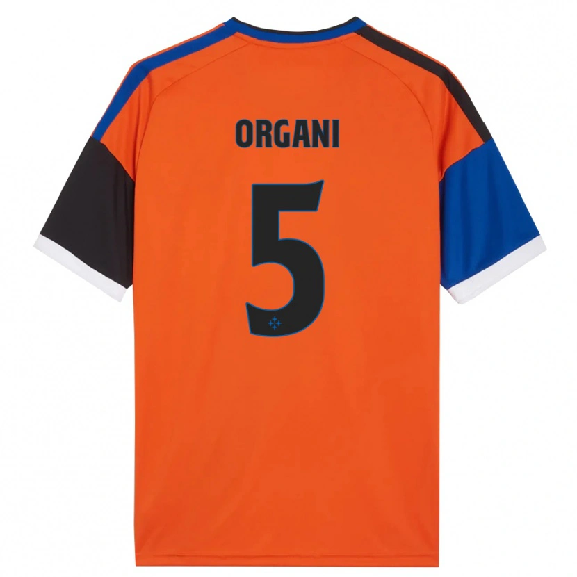 Danxen Criança Camisola Gianluca Organi #5 Laranja Azul Preto Branco Alternativa 2026/27 Camisa Brasil