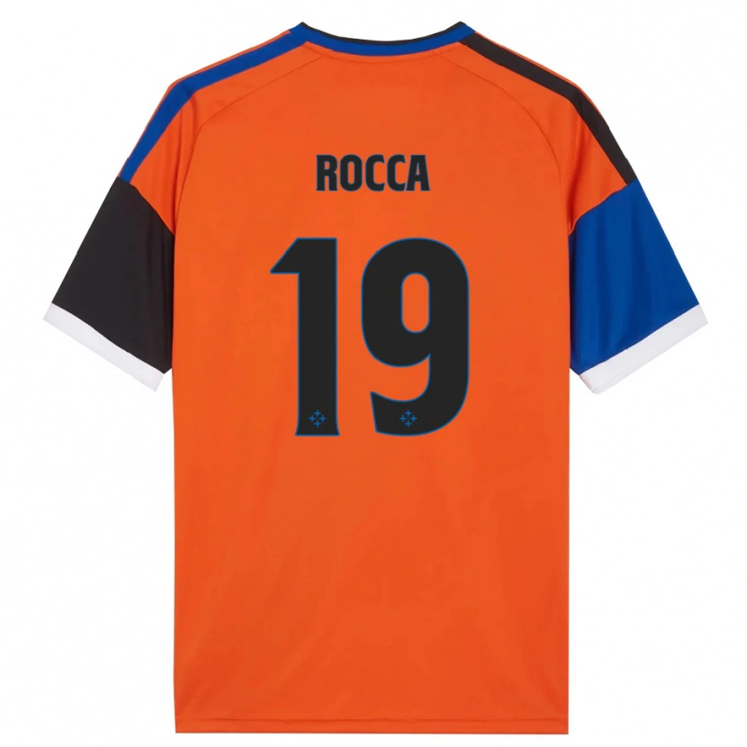 Danxen Criança Camisola Lorenzo Rocca #19 Laranja Azul Preto Branco Alternativa 2026/27 Camisa Brasil