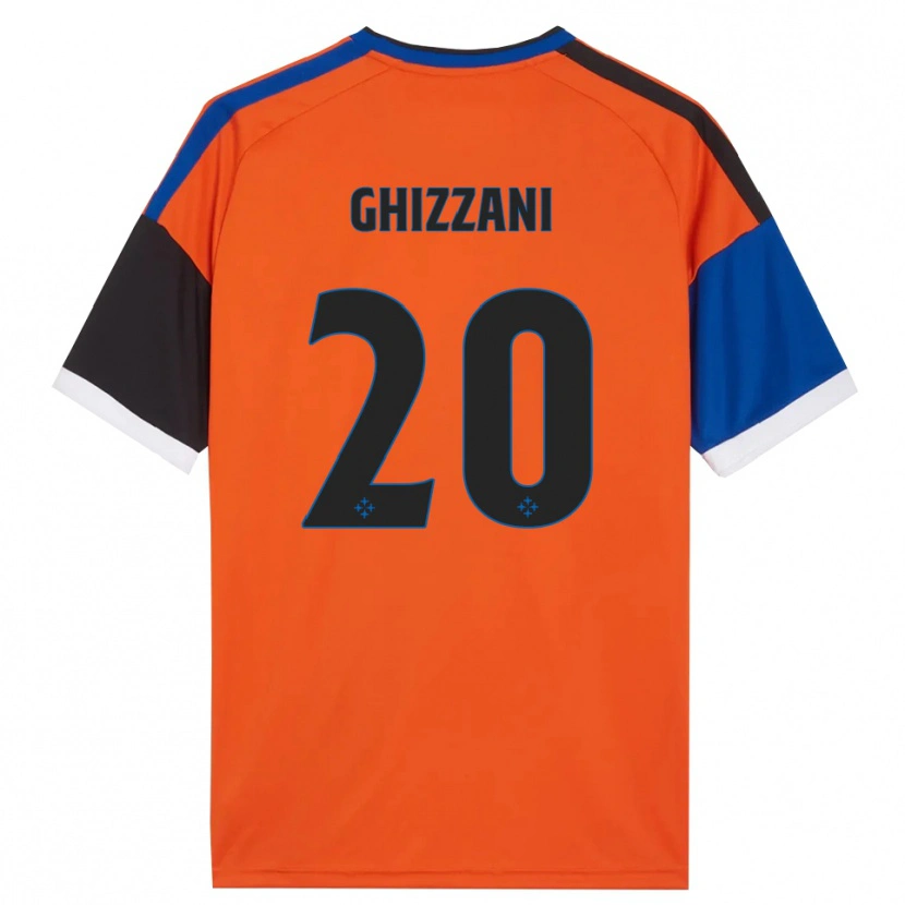 Danxen Criança Camisola Lapo Ghizzani #20 Laranja Azul Preto Branco Alternativa 2026/27 Camisa Brasil