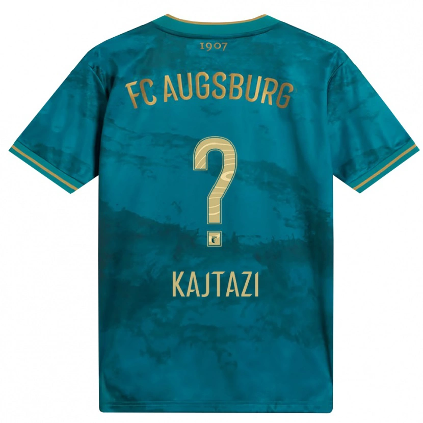 Danxen Criança Camisola Leon Kajtazi #0 Verde Marrom Alternativa 2026/27 Camisa Brasil