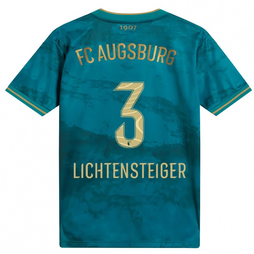 Danxen Criança Camisola David Lichtensteiger #3 Verde Marrom Alternativa 2026/27 Camisa Brasil