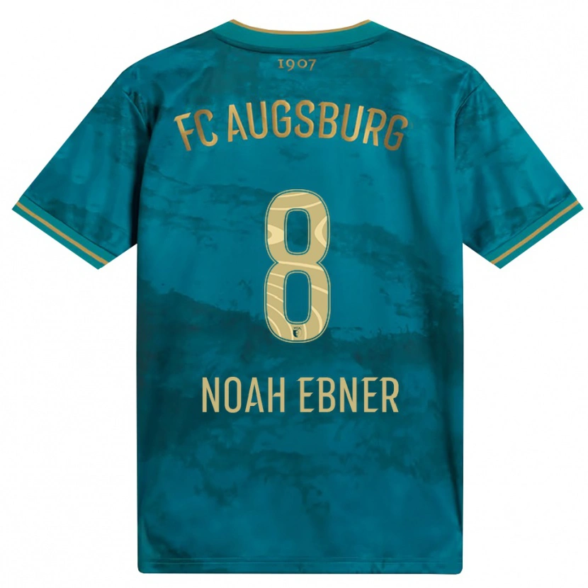 Danxen Criança Camisola Noah Ebner #8 Verde Marrom Alternativa 2026/27 Camisa Brasil