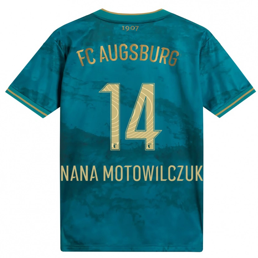 Danxen Criança Camisola Kevin Nana #14 Verde Marrom Alternativa 2026/27 Camisa Brasil