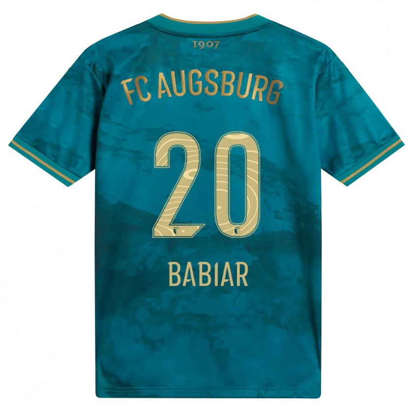 Danxen Criança Camisola Fabian Babiar #20 Verde Marrom Alternativa 2026/27 Camisa Brasil