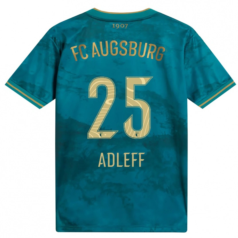 Danxen Criança Camisola Milo Adleff #25 Verde Marrom Alternativa 2026/27 Camisa Brasil