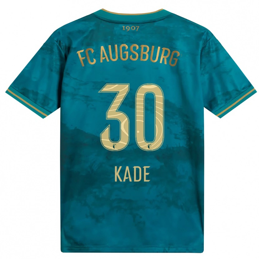 Danxen Criança Camisola Anton Kade #30 Verde Marrom Alternativa 2026/27 Camisa Brasil