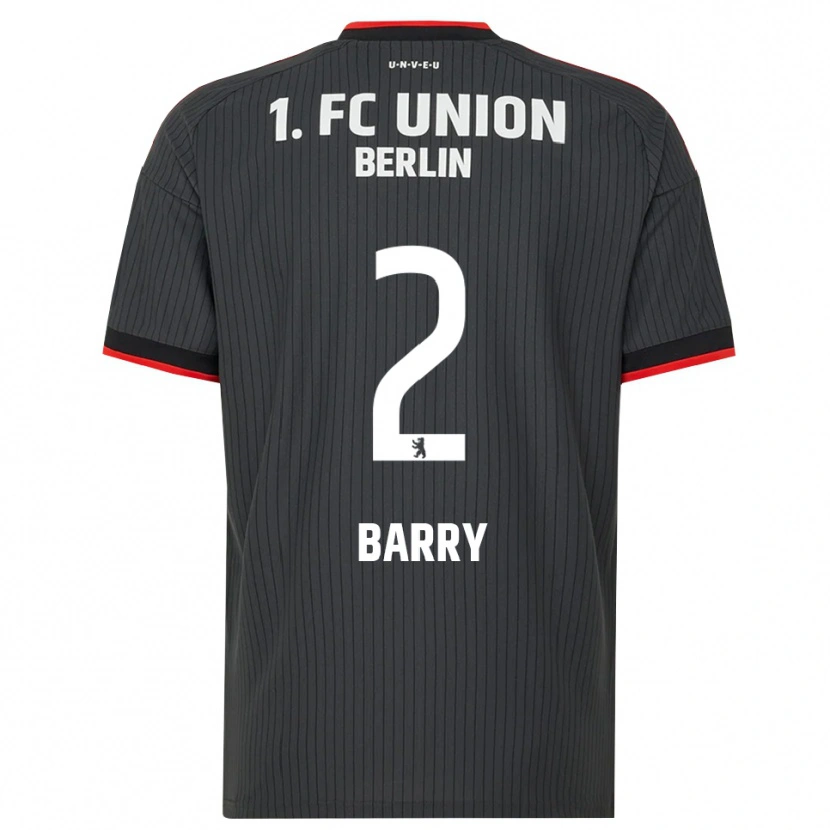 Danxen Criança Camisola Sadou Barry #2 Preto Branco Vermelho Alternativa 2026/27 Camisa Brasil