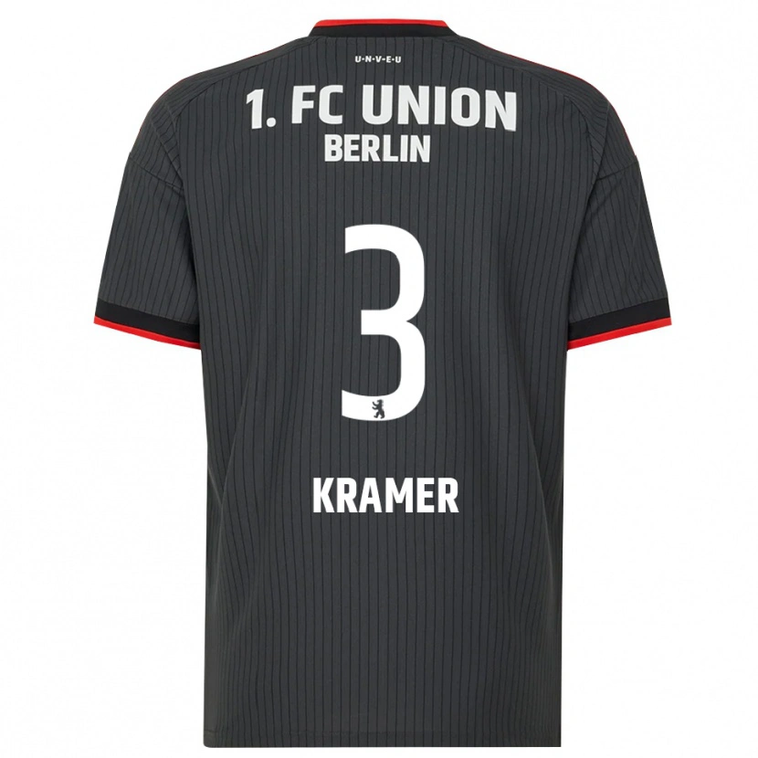 Danxen Criança Camisola Carlos Kramer #3 Preto Branco Vermelho Alternativa 2026/27 Camisa Brasil