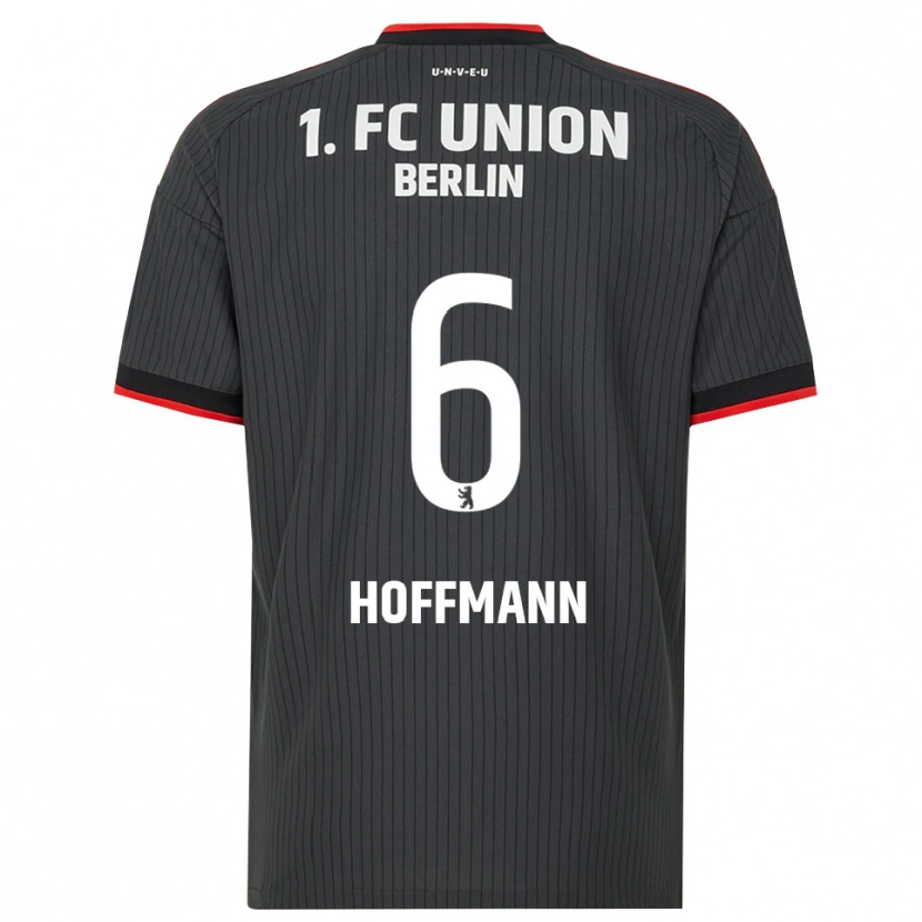 Danxen Criança Camisola Finn Hoffmann #6 Preto Branco Vermelho Alternativa 2026/27 Camisa Brasil
