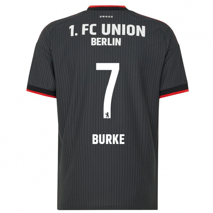 Danxen Criança Camisola Oliver Burke #7 Preto Branco Vermelho Alternativa 2026/27 Camisa Brasil
